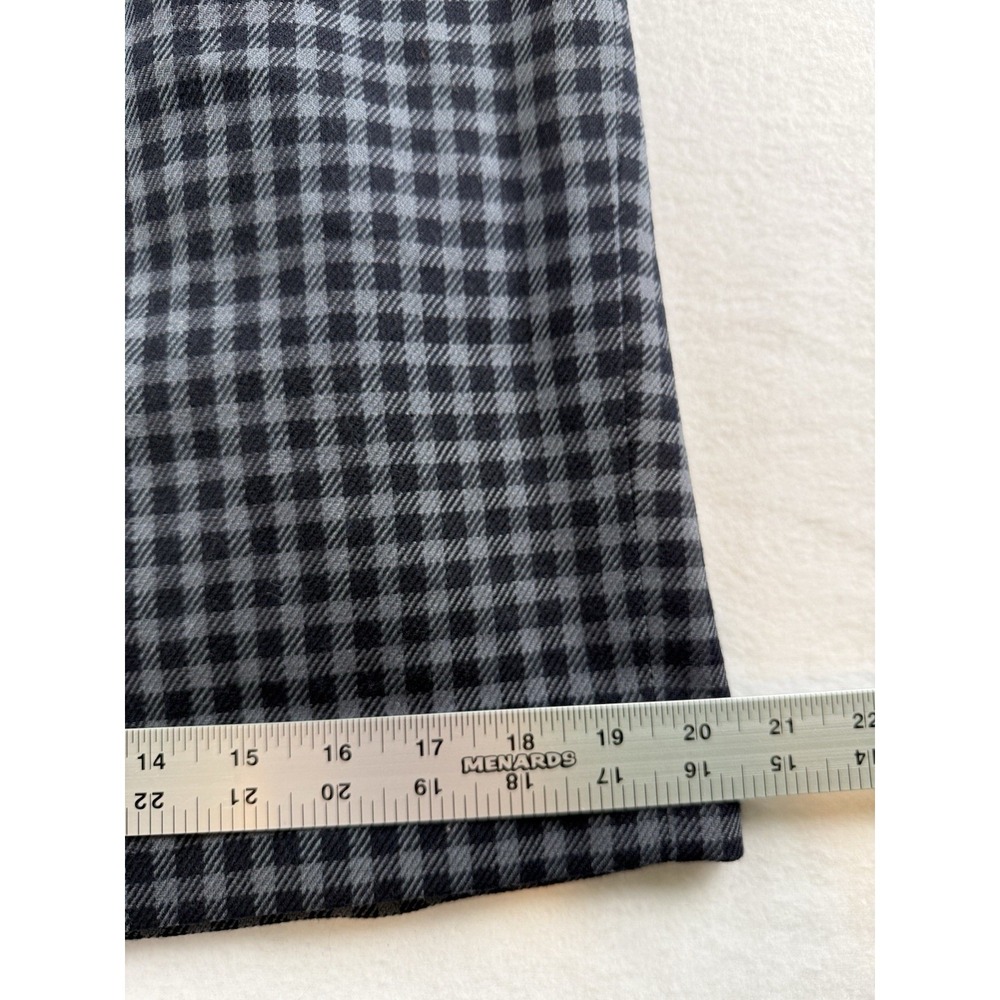 Vtg Jones New York Pencil Skirt 8 Midi Wool Checked Fully Lined Office Career - Picture 9 of 12